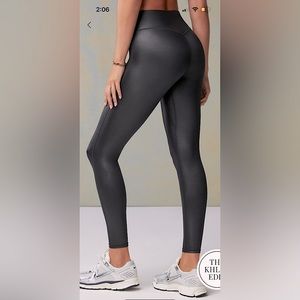 NWT Anywhere Motion365+ Shine High-Waisted Legging Black size Large